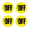 Fuck Off Hard Hat Stickers 4 Pack view 1
