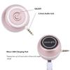 Mini Portable Speaker with 3.5mm Aux Input Jack, 3W Mobile Phone Line-in Speaker for iPhone iPad iPod Tablet Cell Phones, Gifting for Girls/Kids, Rose Gold view 4