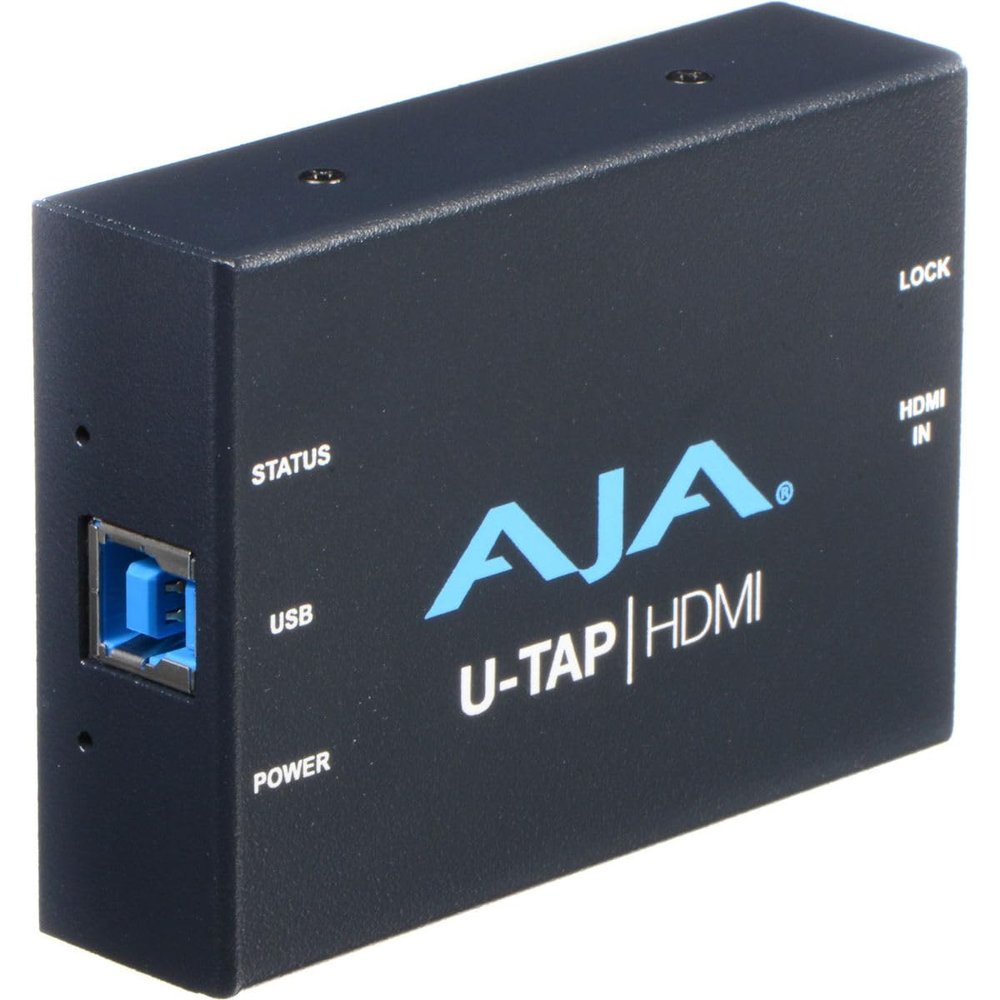 Aja U-TAP USB 3.0 3.2 GEN 1 Powered HDMI Capture Device