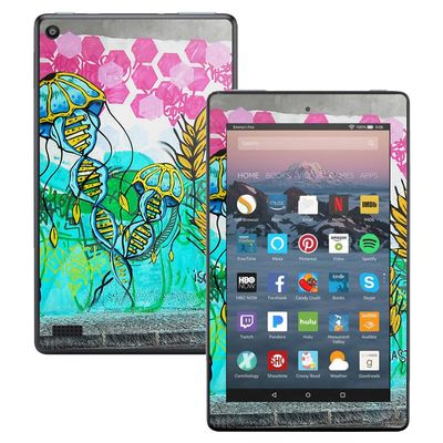 MightySkins Skin Compatible with Amazon Kindle Fire 7 (2017) - Mother Garden | Protective, Durable, and Unique Vinyl Decal wrap Cover | Easy to Apply, Remove, and Change Styles | Made in The USA