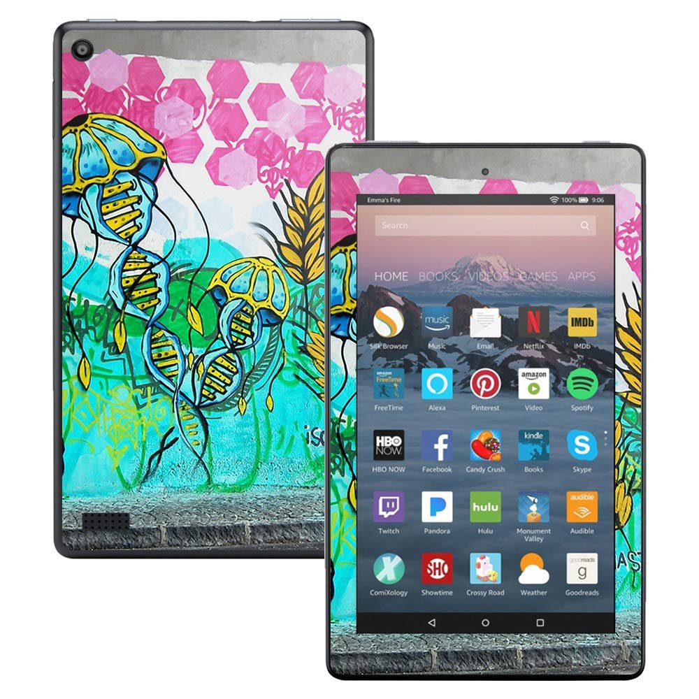 MightySkins Skin Compatible with Amazon Kindle Fire 7 (2017) - Mother Garden | Protective, Durable, and Unique Vinyl Decal wrap Cover | Easy to Apply, Remove, and Change Styles | Made in The USA