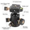 Professiona Heavy-Duty Carbon Fiber 70" Monopod/Unipod (Dual Optional Head) for Canon Powershot G12 view 3