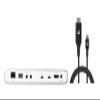 IOGEAR GTD733KIT Thunderbolt 3 Dual 4K Docking Station with USB-C to HDMI Cable and 15W Charging/Power Pass-Through view 2