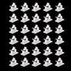 Viaky 30 Pieces White Adjustable Cable Clips Self-Adhesive Desk Organizer Nylon Wire Management Wire Holder view 1