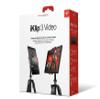 IK Multimedia iKlip 3 Video Universal iPad, Tablet Tripod Mount with 360 Degree Swivel, Soft-Touch Rubber Grip, Easy Insertion and Rotation and Rugged thermoplastic Design, fits Any 7-12. 1 Tablet view 2
