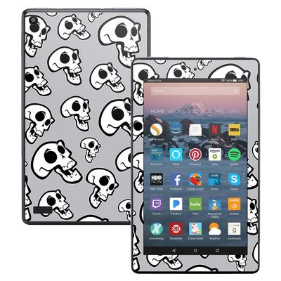MightySkins Skin Compatible with Amazon Kindle Fire 7 (2017) - Laughing Skulls | Protective, Durable, and Unique Vinyl Decal wrap Cover | Easy to Apply, Remove, and Change Styles | Made in The USA