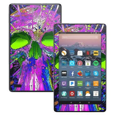 MightySkins Skin Compatible with Amazon Kindle Fire 7 (2017) - Hard Wired | Protective, Durable, and Unique Vinyl Decal wrap Cover | Easy to Apply, Remove, and Change Styles | Made in The USA
