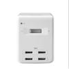 APC Desk Mount Power Station PE6U4W, U-Shaped Surge Protector with USB Ports (4), Desk Clamp, 6 Outlet, 1080 Joules , White view 2