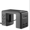APC Desk Mount Power Station PE6U4, U-Shaped Surge Protector with USB Ports (4), Desk Clamp, 6 Outlet, 1080 Joules Black view 2