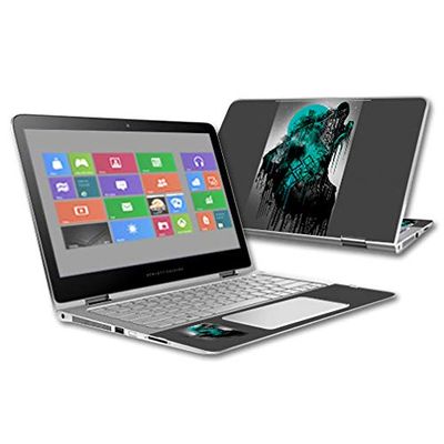 MightySkins Skin Compatible with HP Spectre x360 2-in-1 13.3" (2015) - Under The Moon | Protective, Durable, and Unique Vinyl Decal wrap Cover | Easy to Apply, Remove | Made in The USA