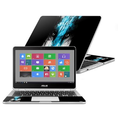 MightySkins Skin Compatible with Asus Chromebook Flip C302CA 12.5" (2016) - Wild Rain | Protective, Durable, and Unique Vinyl Decal wrap Cover | Easy to Apply, Remove | Made in The USA