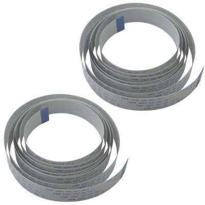 A1 FFCs - Long Flex Cable for Raspberry Pi Camera - White 2m / 6.56ft (2 Pack)