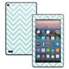 MightySkins Skin Compatible with Amazon Kindle Fire 7 (2017) - Aqua Chevron | Protective, Durable, and Unique Vinyl Decal wrap Cover | Easy to Apply, Remove, and Change Styles | Made in The USA view 1