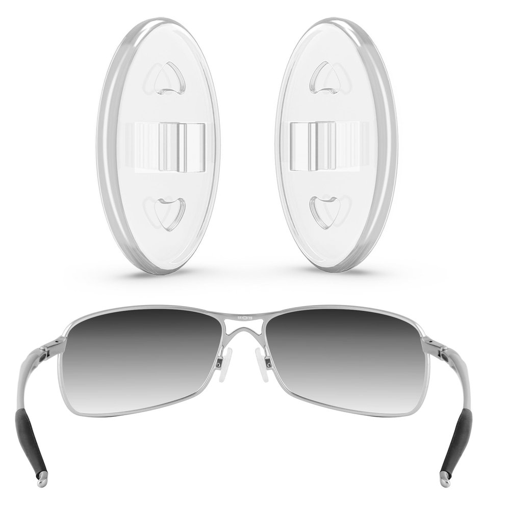 ToughAsNails Clear Replacement Nose Pad Pieces for Oakley W Square Wire/Square Wire 2.0/Square Wire 3.0/Square Whisker/Square Wire/Big Square Wire/Square Wire 2 2014 Sunglasses