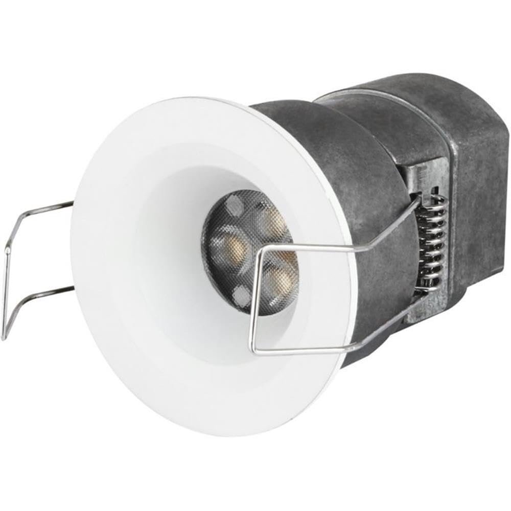 Elitco Lighting 3" 3000K Mini Recessed LED Downlight in White (Set of 4)