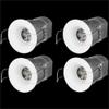 Elitco Lighting 3" 3000K Mini Recessed LED Downlight in White (Set of 4) view 2