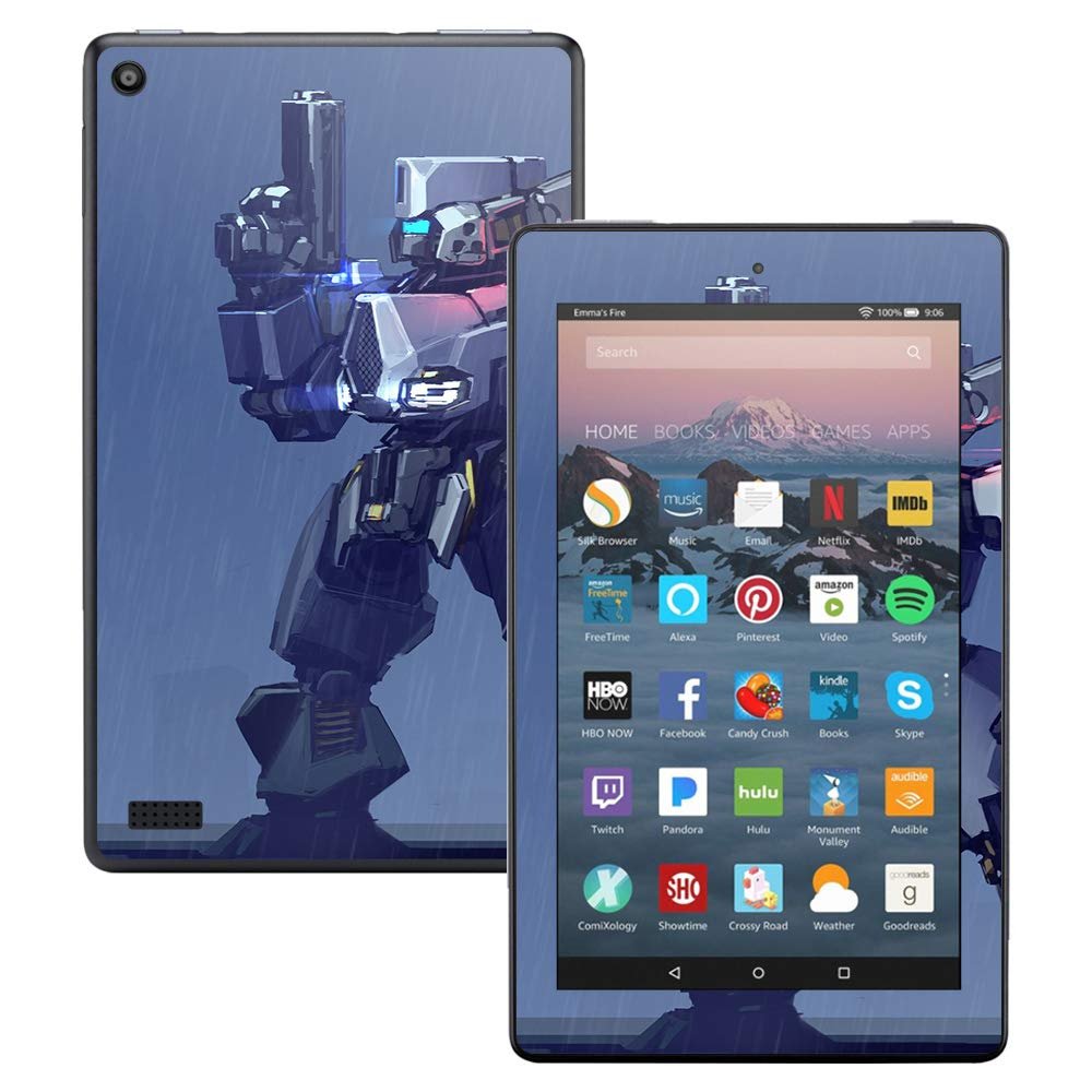 MightySkins Skin Compatible with Amazon Kindle Fire 7 (2017) - Gadget | Protective, Durable, and Unique Vinyl Decal wrap Cover | Easy to Apply, Remove, and Change Styles | Made in The USA
