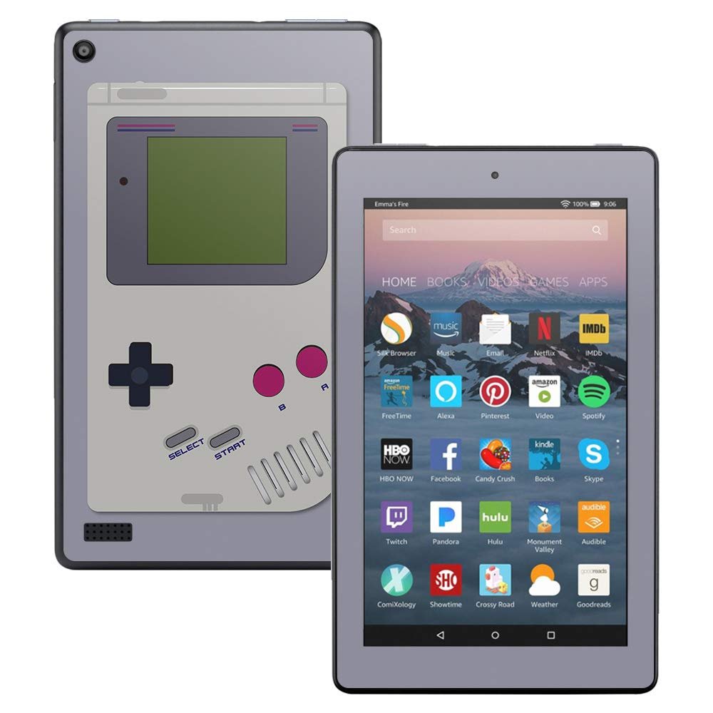 MightySkins Skin Compatible with Amazon Kindle Fire 7 (2017) - Game Kid | Protective, Durable, and Unique Vinyl Decal wrap Cover | Easy to Apply, Remove, and Change Styles | Made in The USA