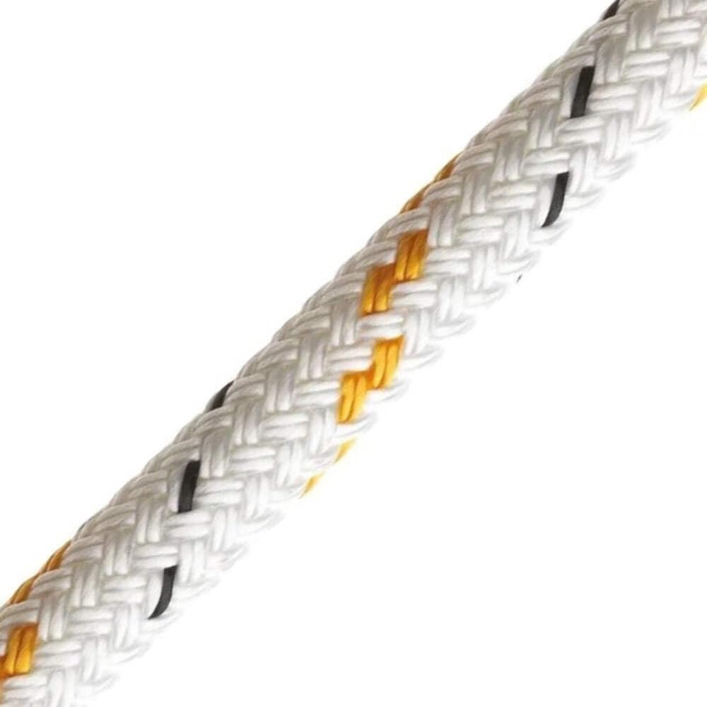 Marlow 1/2in (12mm) Double Braid Polyester Gold Fleck 70 Feet Long