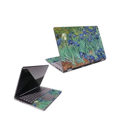 MightySkins Skin Compatible with Lenovo Flex 6 14" (2018) - Irises | Protective, Durable, and Unique Vinyl Decal wrap Cover | Easy to Apply, Remove, and Change Styles | Made in The USA