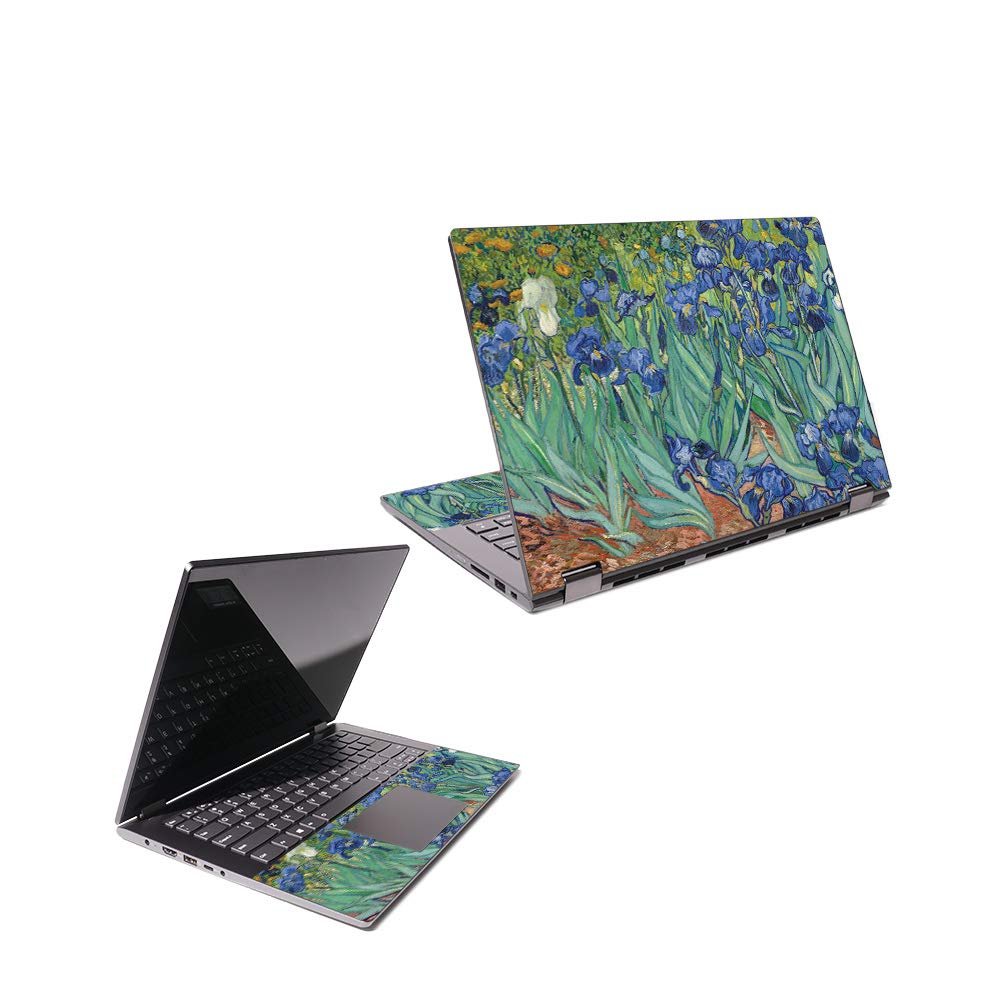MightySkins Skin Compatible with Lenovo Flex 6 14" (2018) - Irises | Protective, Durable, and Unique Vinyl Decal wrap Cover | Easy to Apply, Remove, and Change Styles | Made in The USA
