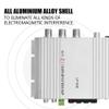 Power Amplifier, Asixx Car Stereo Amplifier Mini HiFi 2.1 Stereo Bass Auto Car Home Audio Power Amplifier Digital Amp, Compatible with Mobile Phone, MP3 and Computer(Silver) view 3