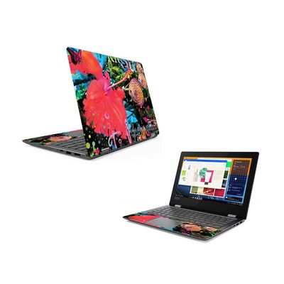 MightySkins Skin Compatible with Lenovo Flex 6 11" (2018) - Trippy Ocean | Protective, Durable, and Unique Vinyl Decal wrap Cover | Easy to Apply, Remove, and Change Styles | Made in The USA