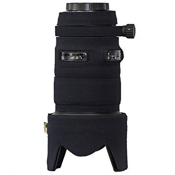 LensCoat Cover Camouflage Neoprene Camera Lens Cover Protection Sigma 50-150 F2.8 OS, Black (lcs50150osbk)
