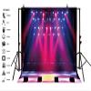 Leyiyi 7x5ft Stage Spotlight Backdrop Concert Live Plateform Banner Gloomy Night Scenic Background Superstar Drama Play Music Show Kids Birthday Adults Vlogger Portrait Studio Prop Vinyl Wallpaper view 3