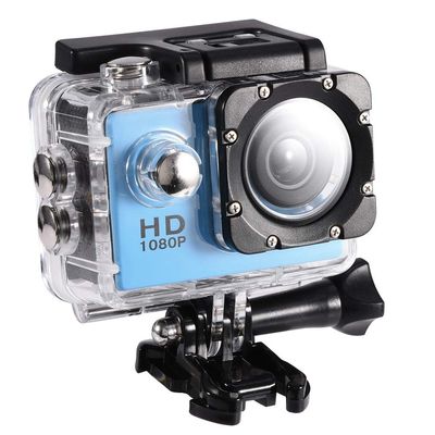 Mugast Action Camera 4K 30m Outdoor Sports Video DV Camera 1080P Full HD LCD Mini Camcorder with 900mAh Rechargeable Batteries and Mounting Accessories Kits(Blue)