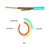 Jeirdus 30Meters 100FT ST to ST 10G OM3 Indoor Armored Duplex 50/125 Fiber Optic Cable Jumper Optical Patch Cord Multimode 30M ST-ST view 3