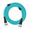 Jeirdus 30Meters 100FT ST to ST 10G OM3 Indoor Armored Duplex 50/125 Fiber Optic Cable Jumper Optical Patch Cord Multimode 30M ST-ST view 4