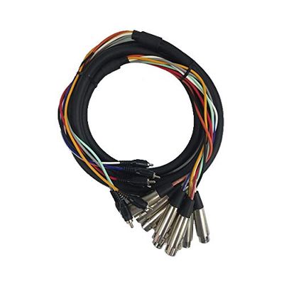 Cable Up CU/SU503 10' XLR Female to RCA Male Audio Snake (8-Channel)