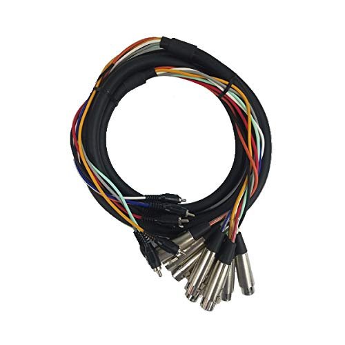 Cable Up CU/SU503 10' XLR Female to RCA Male Audio Snake (8-Channel)