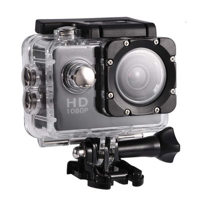 Mugast Action Camera 4K 30m Outdoor Sports Video Camera 1080P Full LCD Mini Camcorder with 900mAh Rechargeable Batteries and Mounting Accessories Kits(Black)