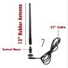 AntennaMastsRus - Marine Black AM-FM Rubber Ducky 15 Inch Antenna Kit - for ATV, Boat, Camper, Go Kart, Motorhome, Pontoon, RV, Sailboat, Tractor, Trailer, UTV, Yacht view 4