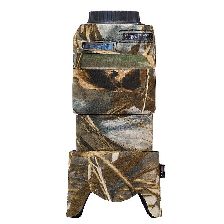 LensCoat Cover Camouflage Neoprene Lens Cover Protection Tamron SP 70-300mm f/4-5.6 Di VC, Realtree Max4 (lct70300vm4)