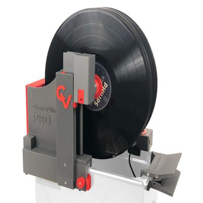 CleanerVinyl Pro Ultimate Kit: Vinyl Record Cleaning Attachment for Ultrasonic Cleaners - Integrated Drying Position with Fan and Cleaning Fluid Filtration