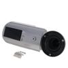 Othmro Fake Security Camera Plastic Dummy Camera CCTV Solar Powered Surveillance System For Home Outdoor Indoor Protect Your Homes,Retail Shops And Business Silver 2Pcs view 2