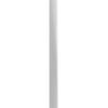 Ekena Millwork ROSC080X060REDUF 8" W x 6" H x 5/8" P Jumbo Reading Square Rosette, Medium, White view 3