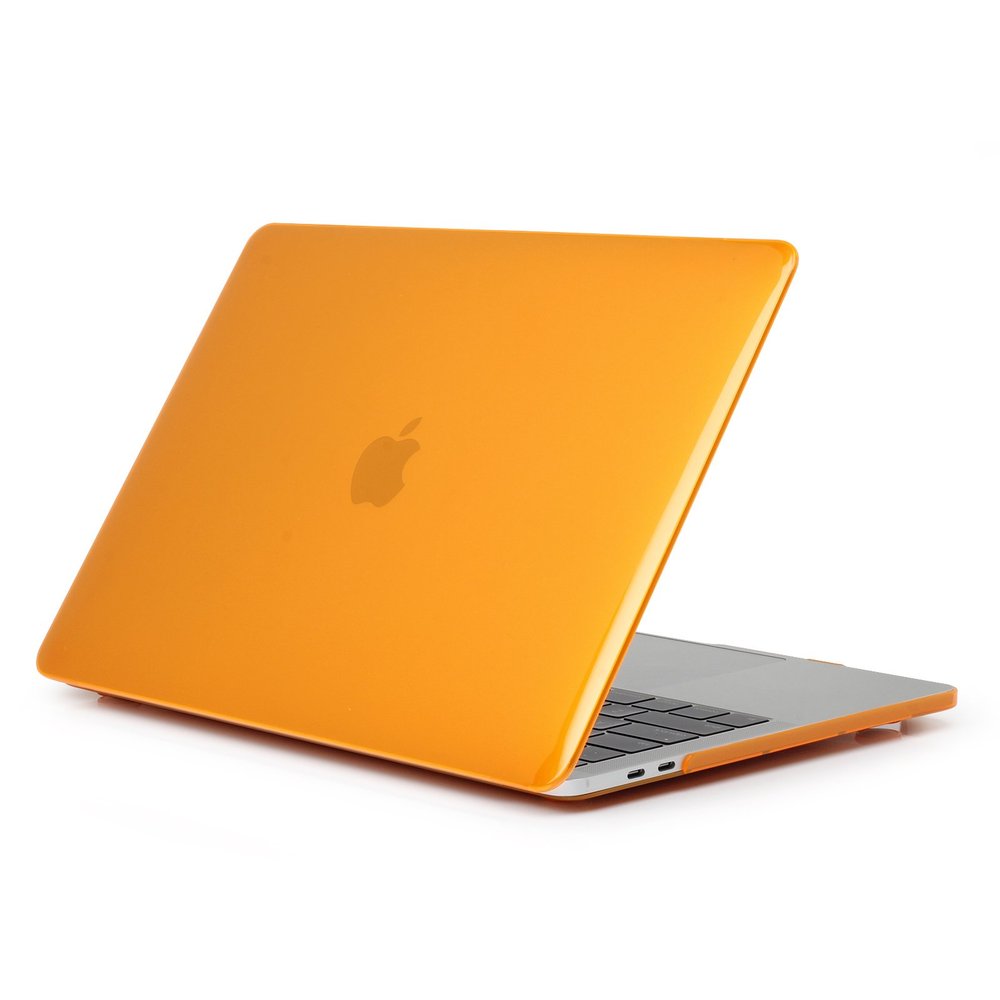 Jennyfly Cover for 15.4 inch MacBook Retina Anti-Scratch MacBook Protective Case Smooth Plastic Hard Case Ultra-Slim Protective Cover Compatible with MacBook Retina 15.4 inch Model A1398 - Orange