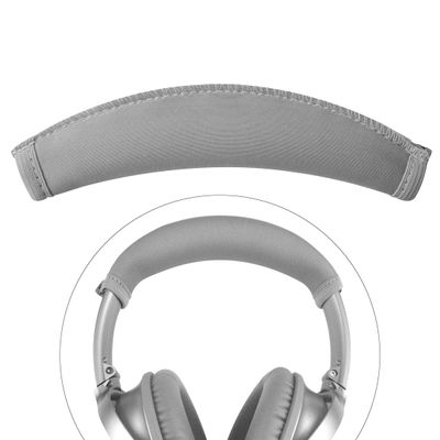 Linkidea Headband Protector Compatible with Bose QuietComfort QC45/ QC35/ QC25/ QC15 Headphones, Replacement Headband Cover, Flex Fabric Head Top Pad Easy DIY Installation (Grey)