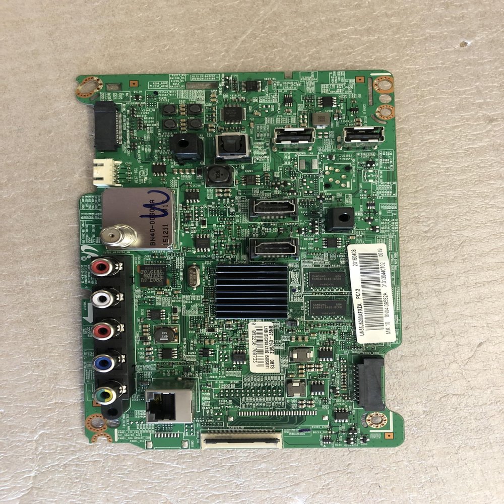 SHOPELECTRONICZ UN50H5203AF, UN55J6200AF Main Video Board BN97-09756Z, BN41-02245A, SMD Connector, Windows OS, HDMI, VGA Output