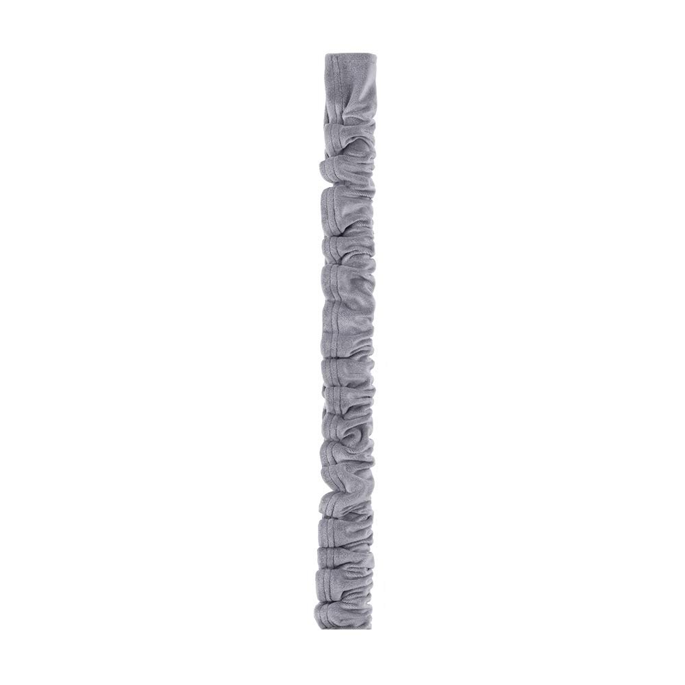 Chandelier Chain Cover Cord Cover 6 Feet,Flannelette Fabric Cord Covers for Chandelier Wire Protector and Deco(Gray)