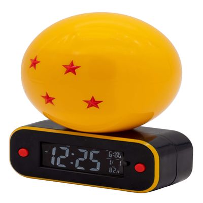 Teknofun Dragon Ball Z Alarm Clock and Speaker, Yellow, Black, Red, 16