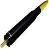 VMS Racing 50 Caliber BLACK GOLD TIP BULLET ANTENNA in Heavy Gauge CNC Machined Billet Aluminum Short Compatible with Nissan Titan 03-19 2003-2019 view 1