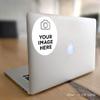 125 Oval Custom Die Cut Stickers 4" x 5" for Laptops, Windows, Cell Phones, Cars. Upload Your own Image, Logo, or Design view 4