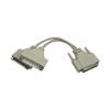 Cable Up CU/PWSPLIT D-SUB 25 Male to D-SUB 25 Female (x2) T/DIF Splitter view 1