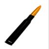 VMS Racing 50 Caliber BLACK ORANGE TIP BULLET ANTENNA in Heavy Gauge CNC Machined Billet Aluminum Short Compatible with Nissan Titan 03-19 2003-2019 view 2