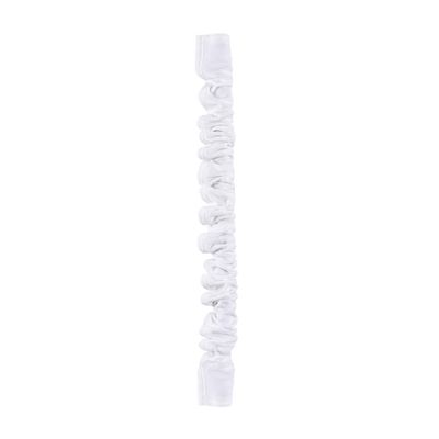 Chandelier Chain Cover 6 Feet,Flannelette White Fabric Cord Cover for Chandelier Wire Decoration and Protector